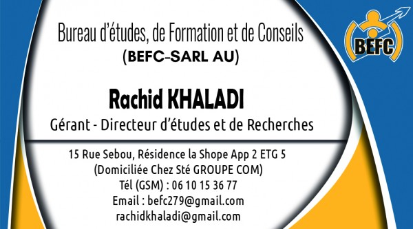 Bureau d'études (BEFC-SARL) Logo