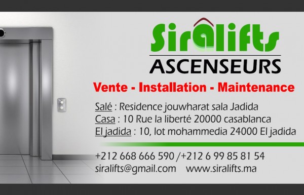 SIRALIFTS sarl au Logo