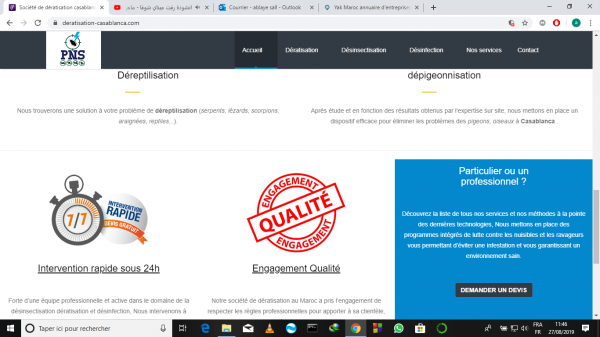 Société de dératisation Casablanca au Maroc Logo